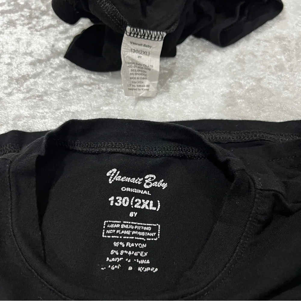 Vaenait Baby Lot Bundle 2 Pajama Set Black & Blue Size 8 Years (2XL) Boys Kids - Picture 8 of 8